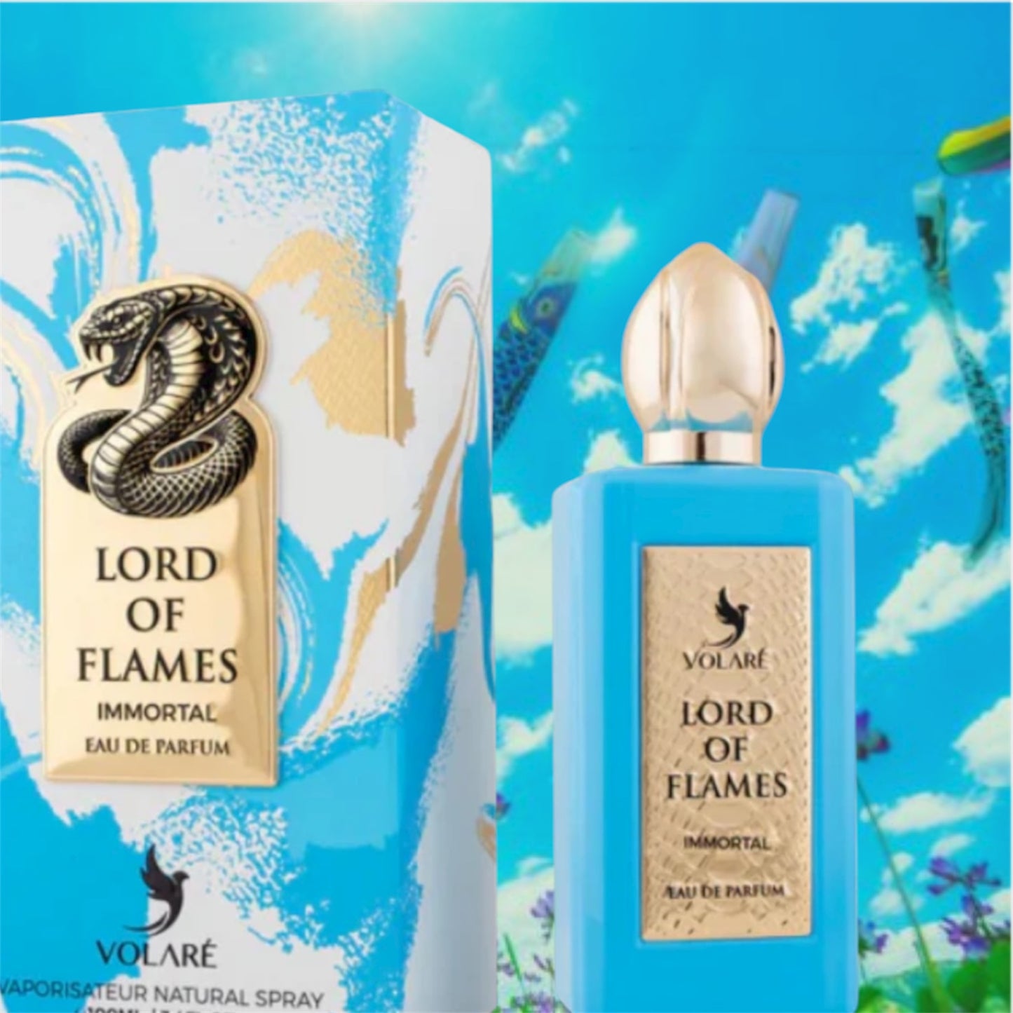 Lord of Flames « Immortal » – Eau de Parfum 100 ml – Élégant, Puissant & Envoûtant
