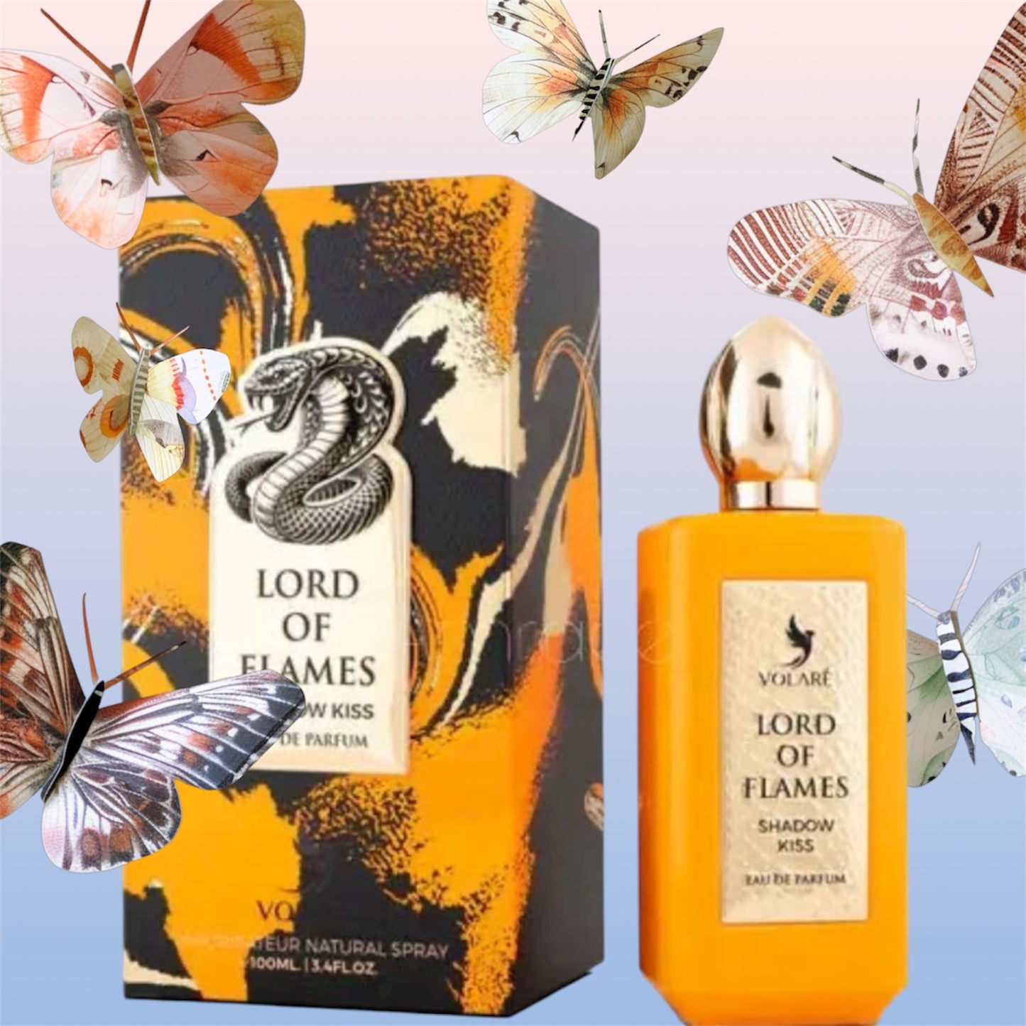 Lord of Flames Shadow Kiss – Eau de Parfum 100 ml | Parfum irrésistible et audacieux