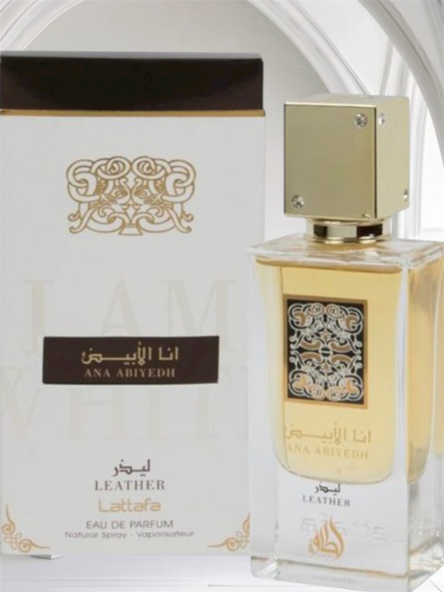 Lattafa I Am White Leather– Eau de Parfum 60 ml