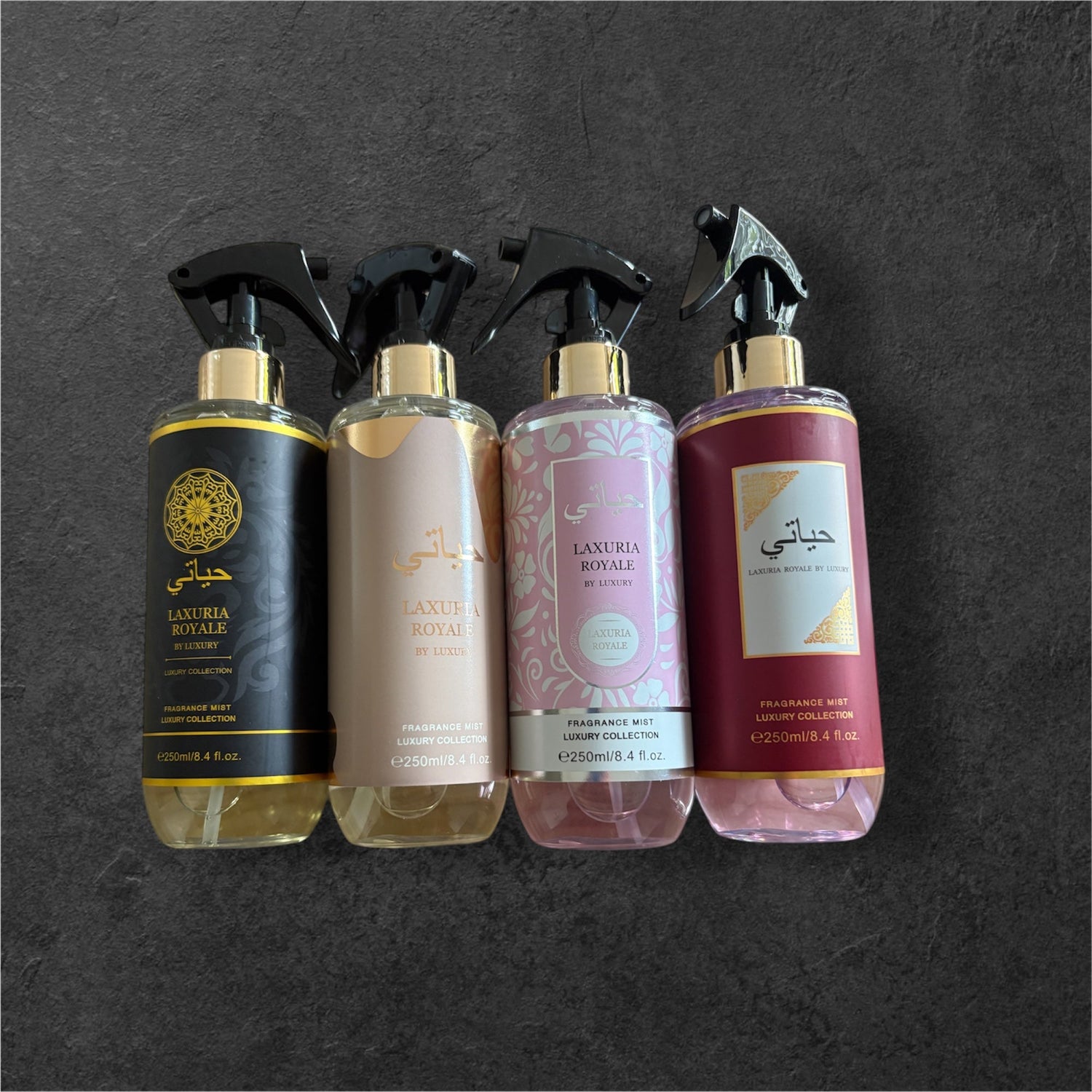 Sprays textiles