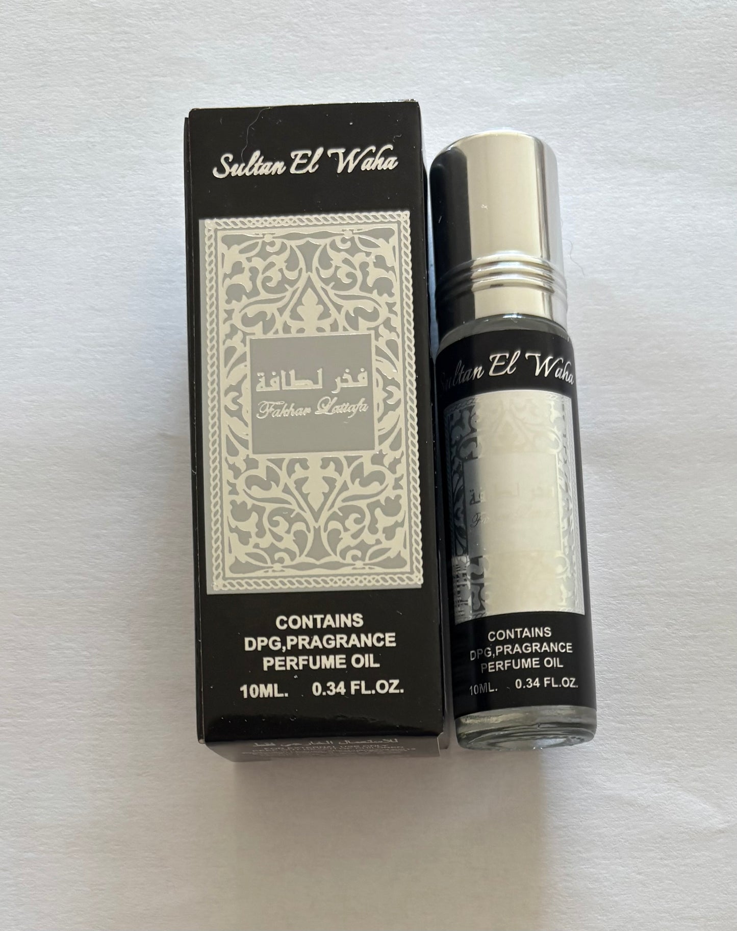 Huile Parfumée - Suktan el Waha - Lattafa - Fakhra Black Silver - 10 ml