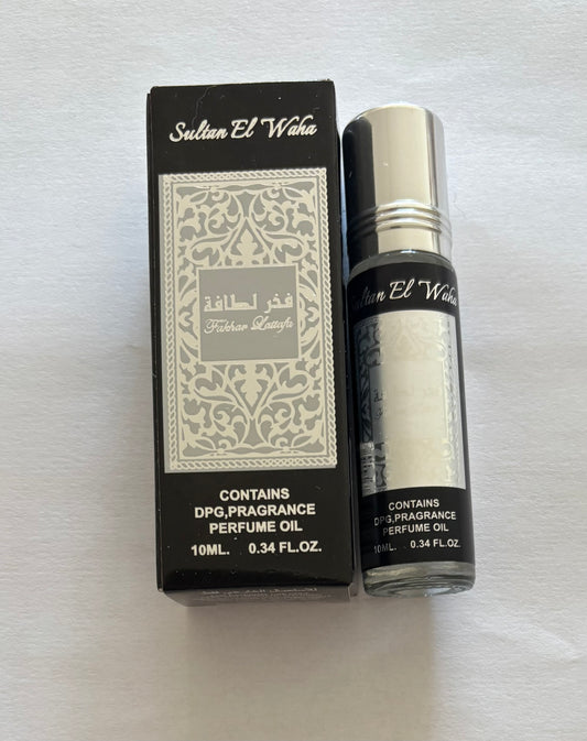 Huile Parfumée - Suktan el Waha - Lattafa - Fakhra Black Silver - 10 ml