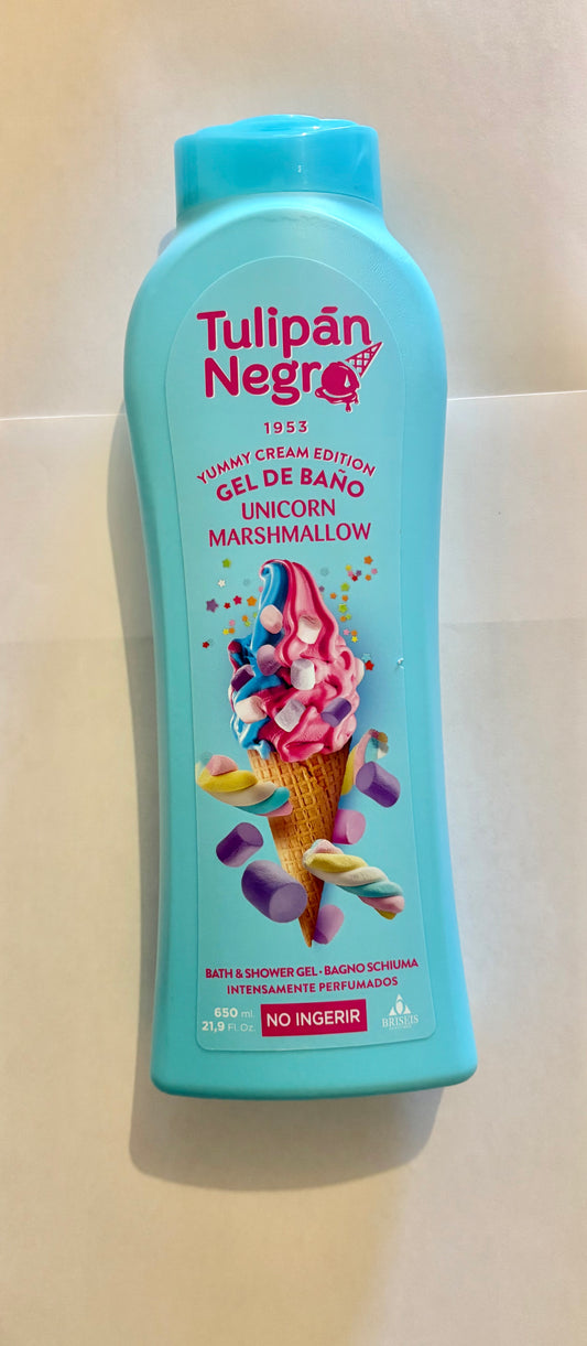 Gel douche Tulipan Negro 650 ml unicorn marshmallow