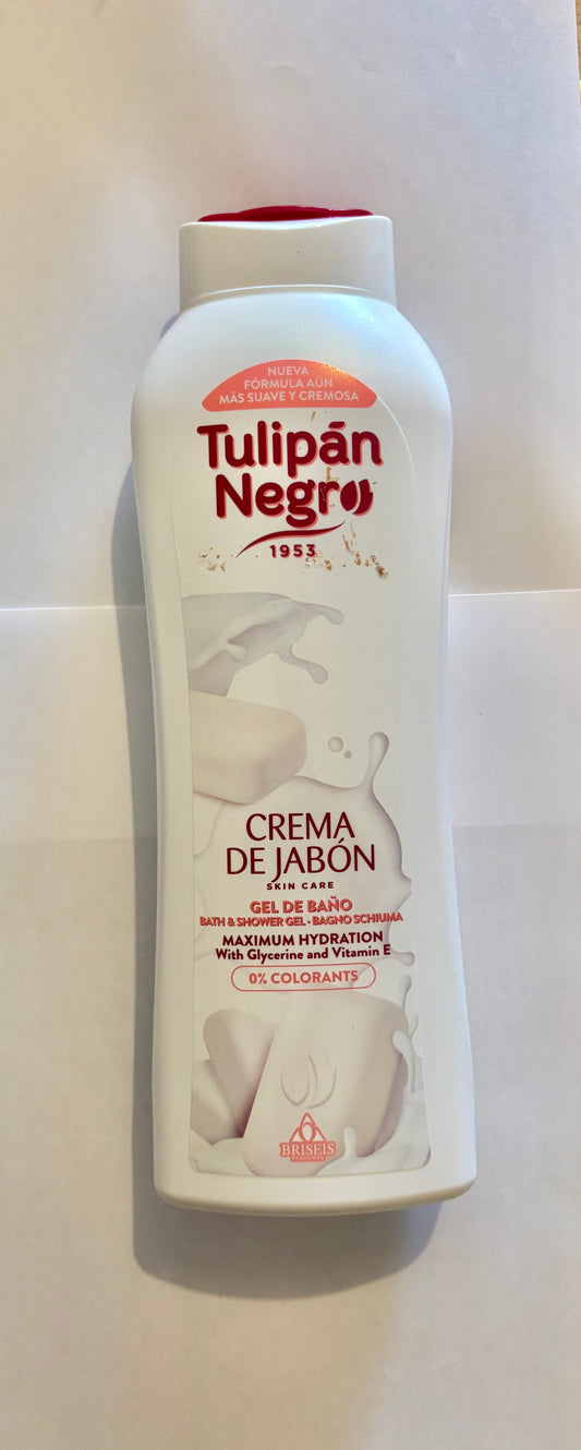 Gel douche Tulipan Negro 650 ml crema de jabon