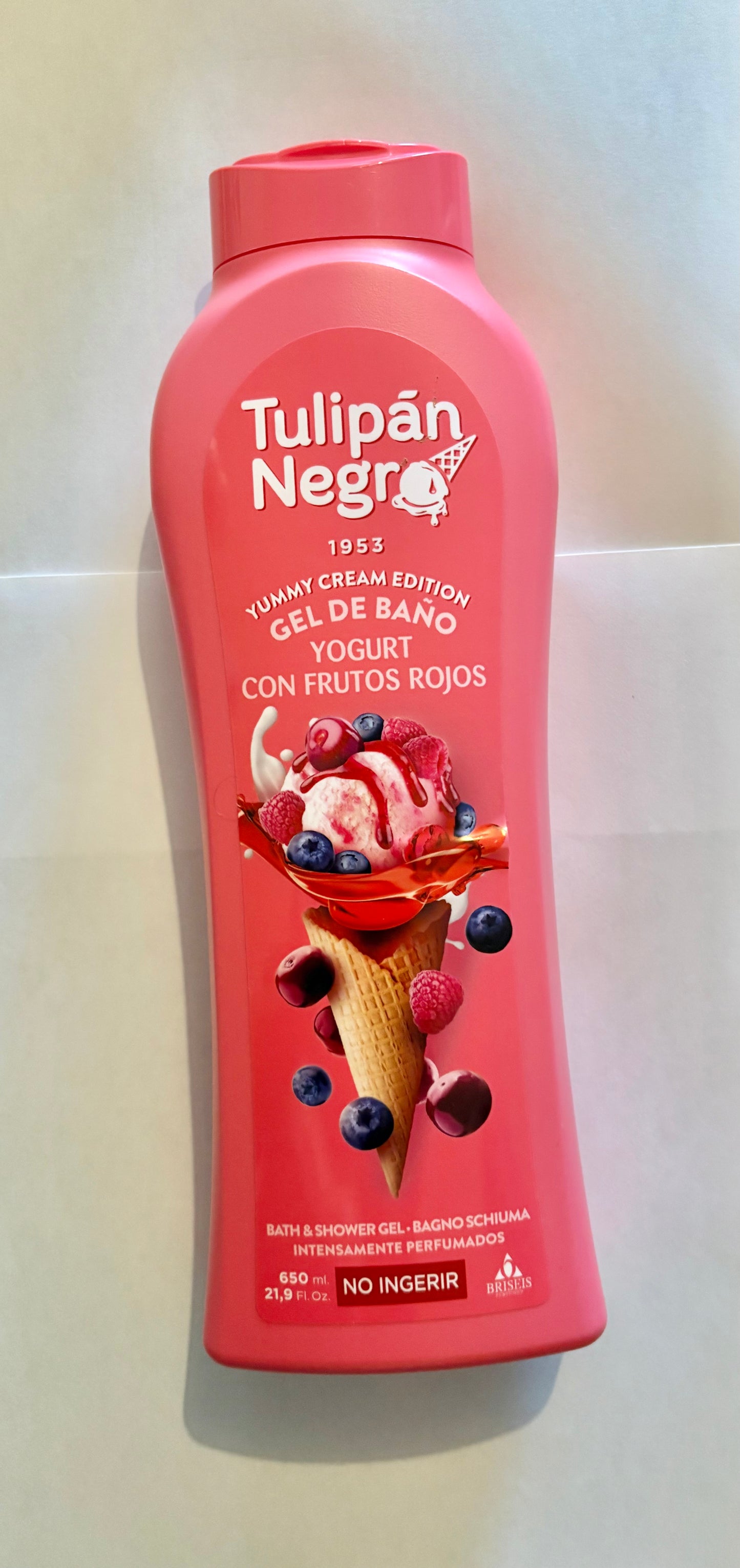 Gel douche Tulipan Negro 650 ml Yogurt con frutos Rojos