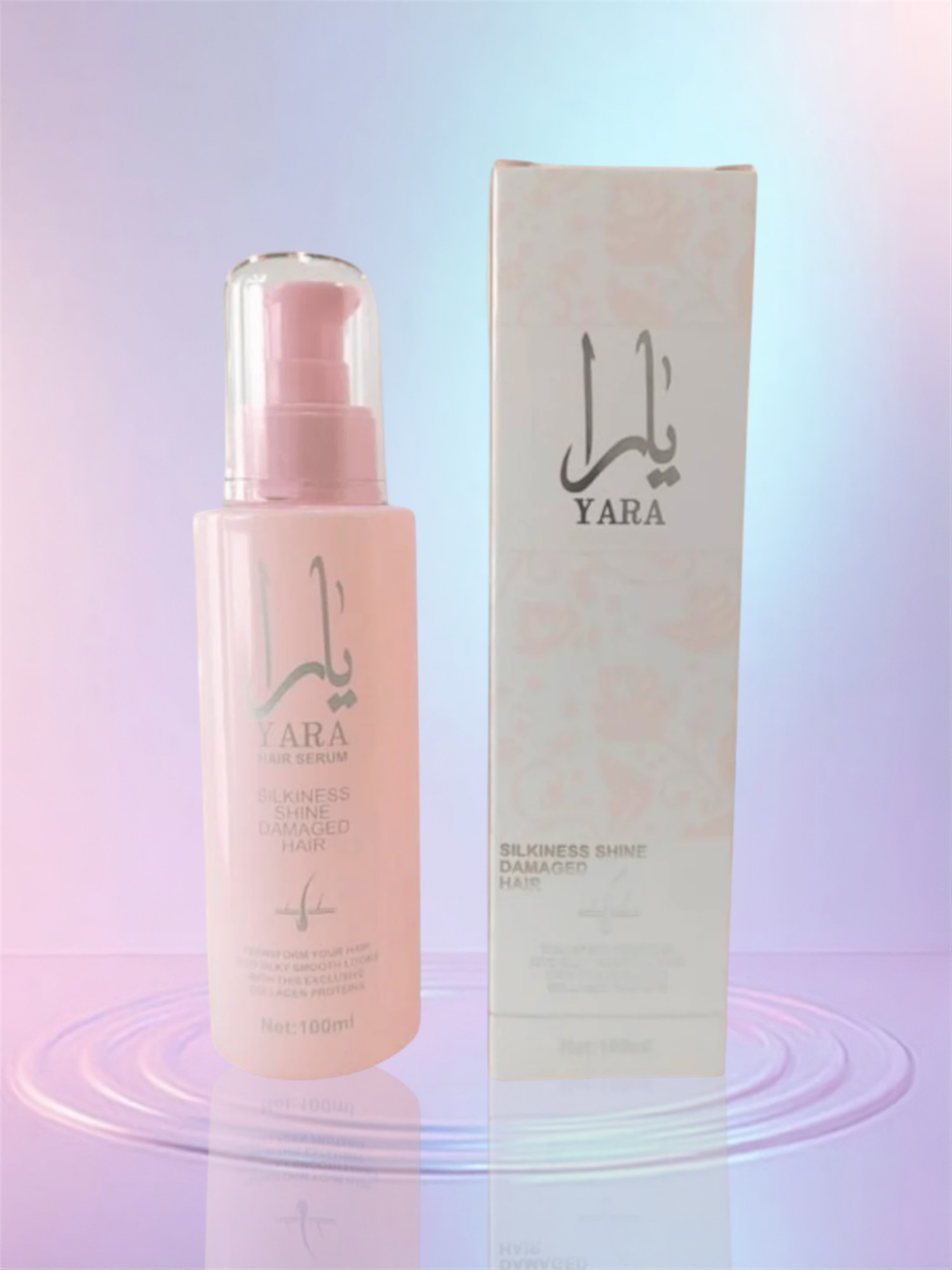 Lattafa Sultan El Waha – Sérum Capillaire Yara Rose 100 ml pour Cheveux Soyeux et Parfumés