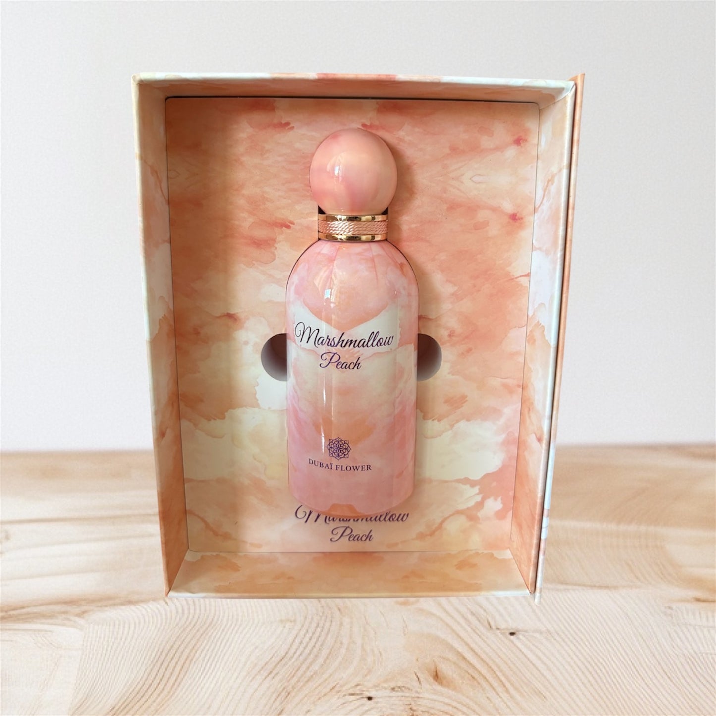 Marshmallow Peach 100 ml – Dubai Flower | Eau de Parfum Gourmande et Fruitée