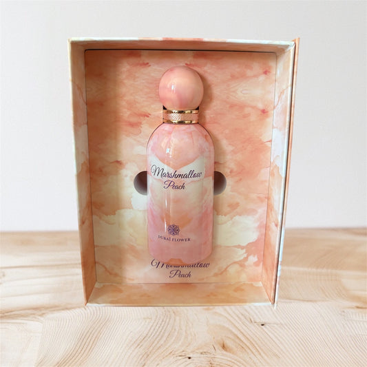 Marshmallow Peach 100 ml – Dubai Flower | Eau de Parfum Gourmande et Fruitée